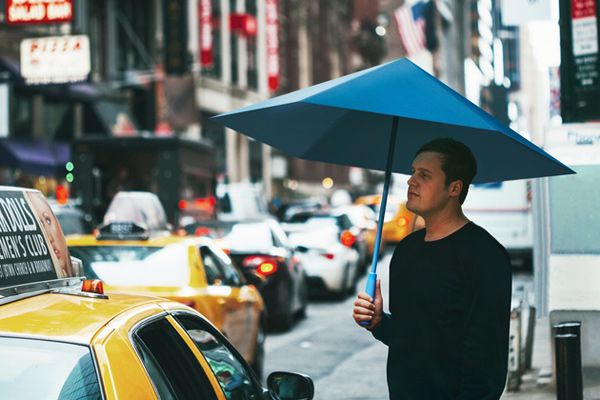 Sa reimagines the form of the umbrella