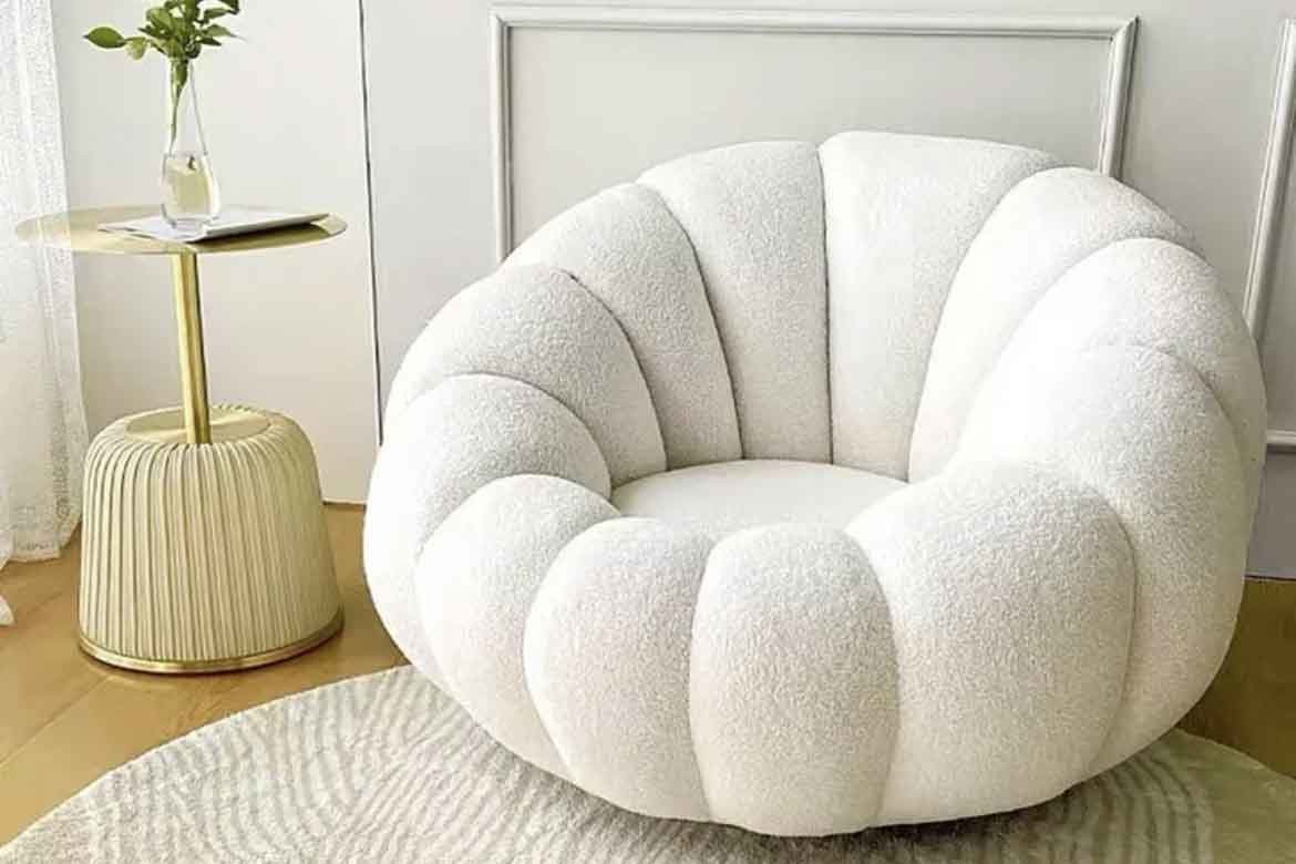 cloud circle armchair fluffy comfortable designer ideas