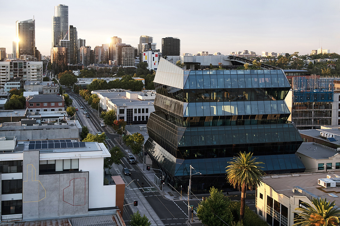 600 Church Street, a progressive mixed use building by Wood Marsh, is shortlisted for the Commercial Architecture award category. Photo by Willem Dirk du Toit.