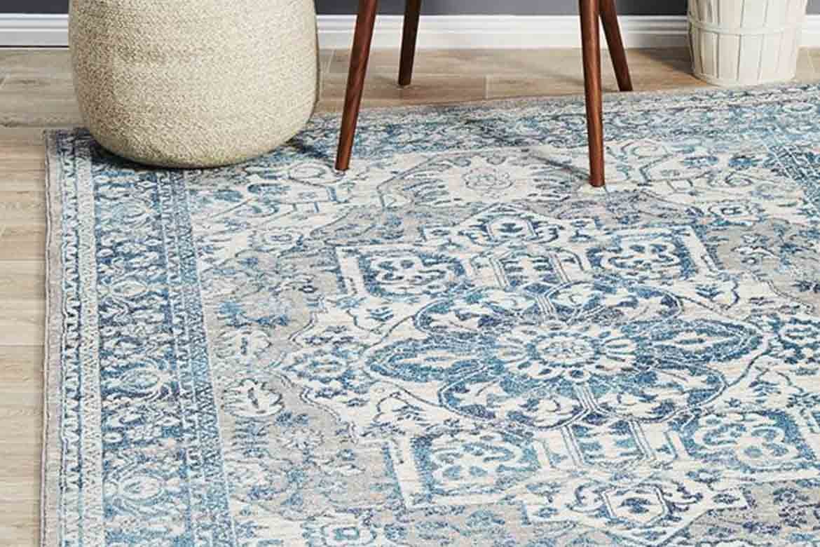 Babylon blue rug