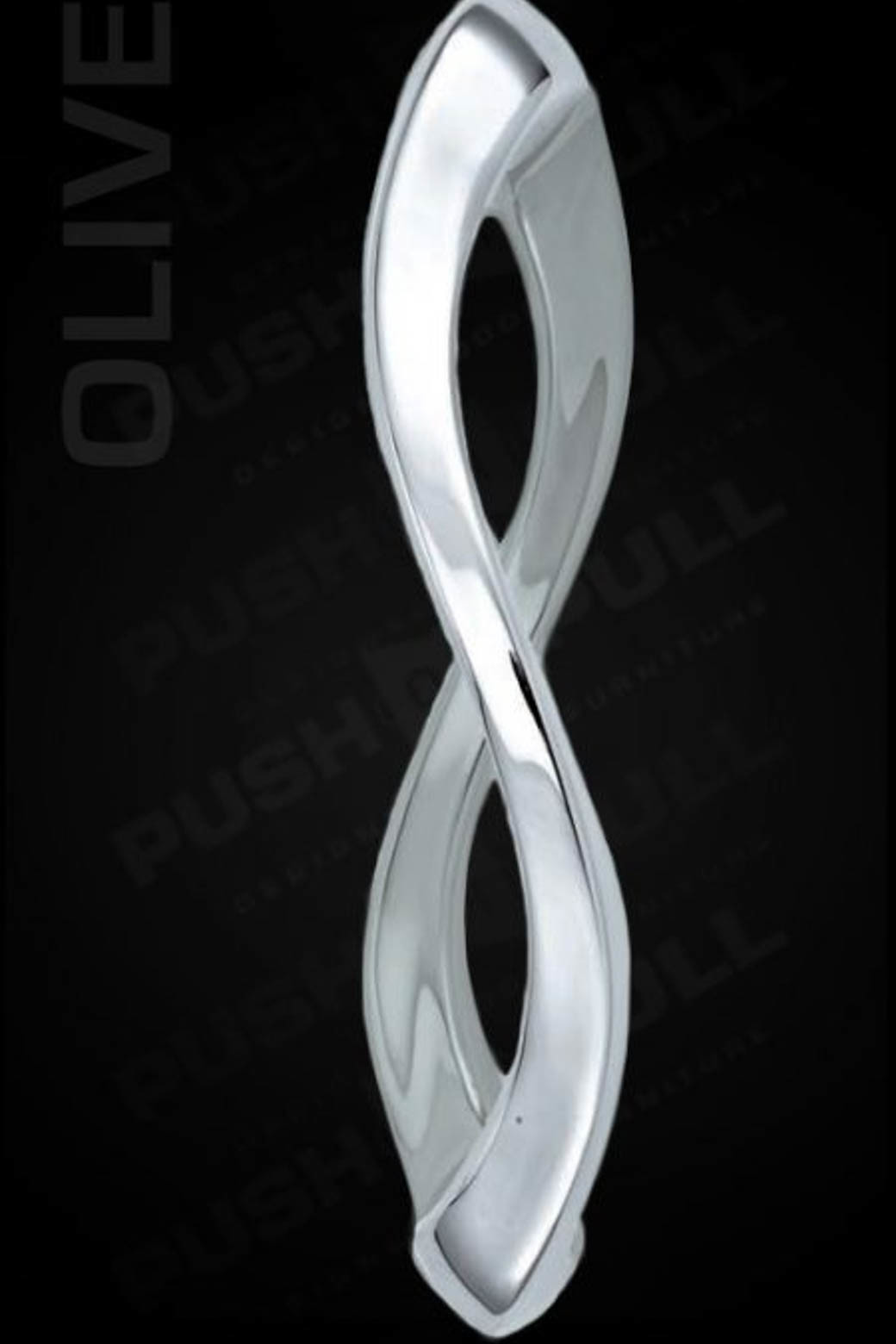 silver twist Hamptons style classy door handle