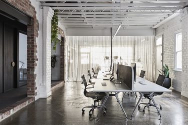 Dan Webster and Nathan Burkett have created a shared office space.