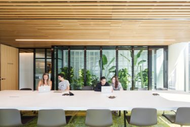 Office design influenced by nature