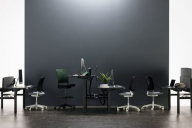 Orbis Workstation, Denn Task & Drafting Chair. Photography: Haydn Cattach.