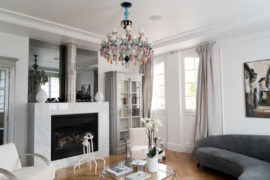 Belle de Nuit Chandelier in Multicolour