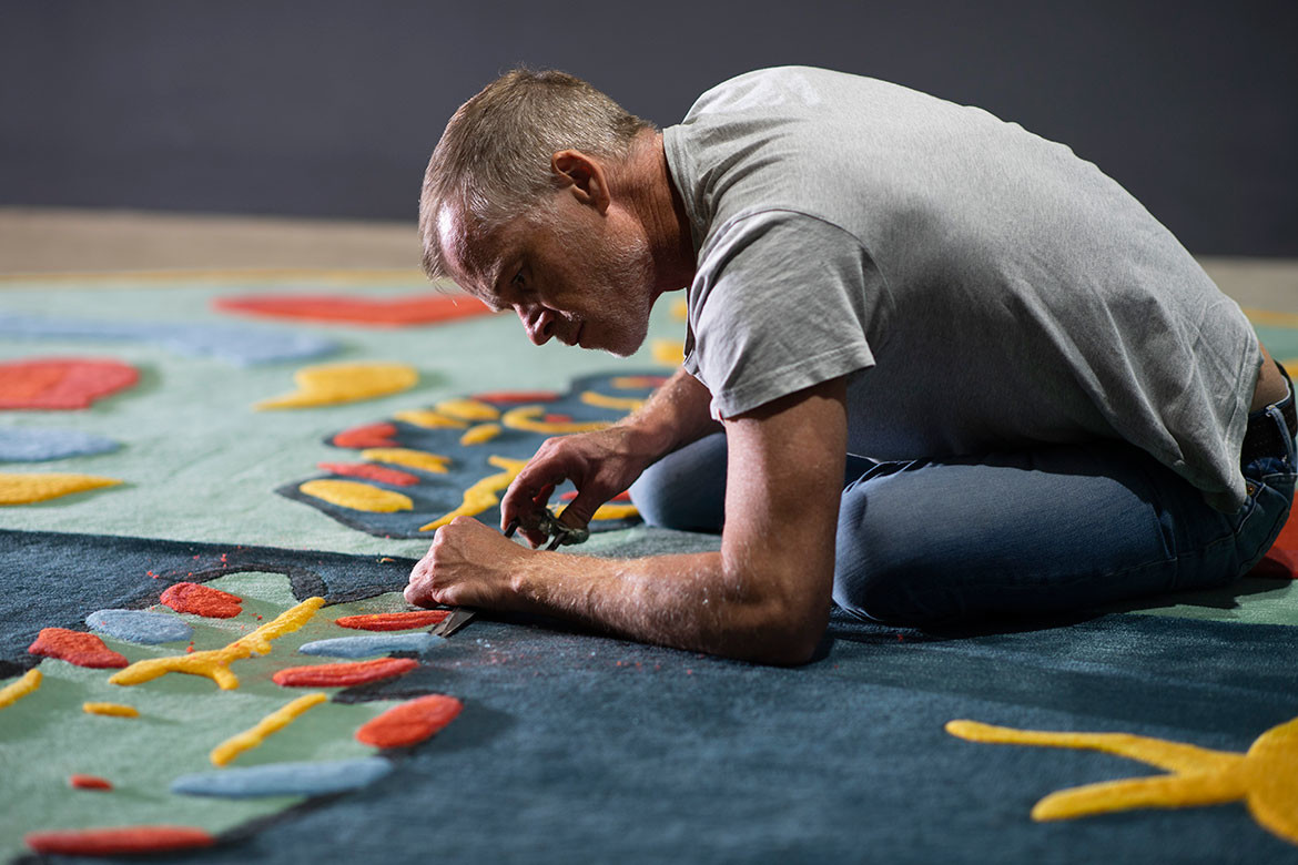 Tappeti and Mika Utzon Popov partner for original art piece