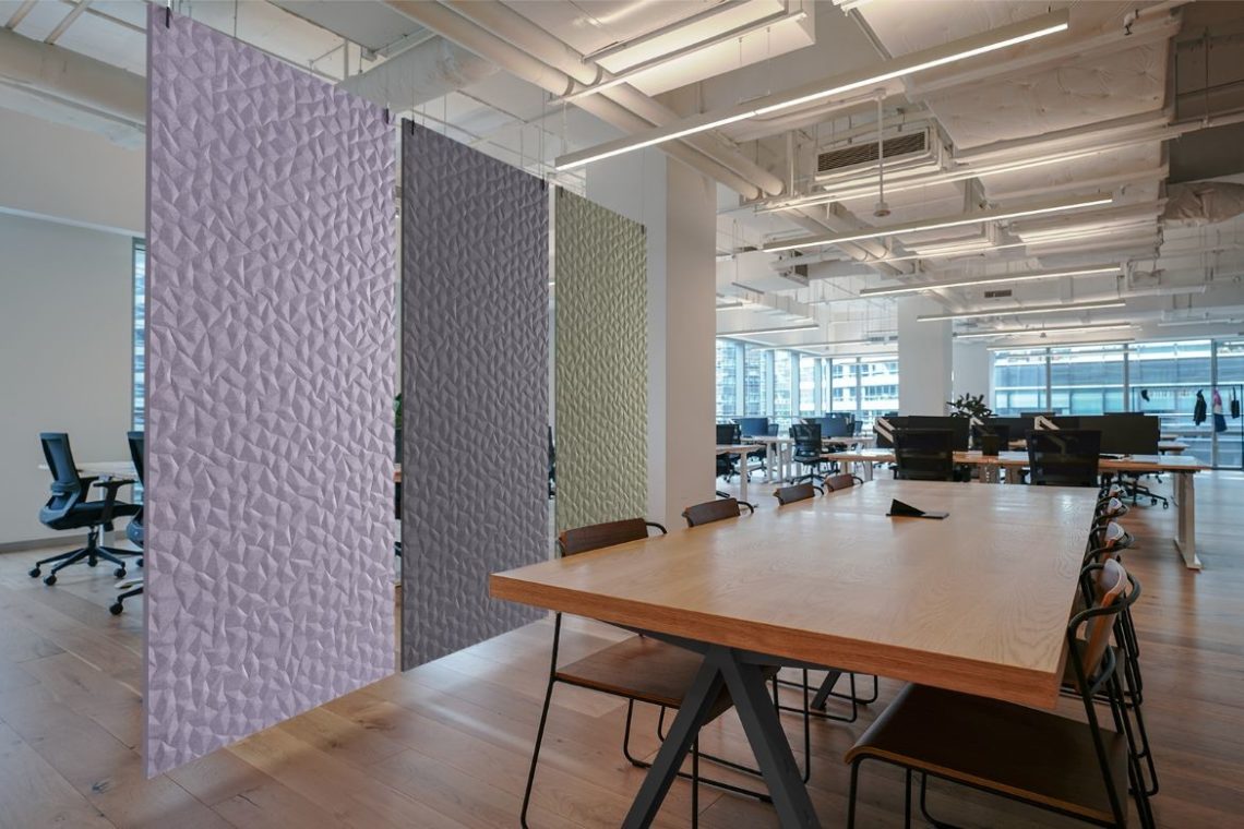 Woven Image Embossed Acoustic Panel Collection | IndesignLive