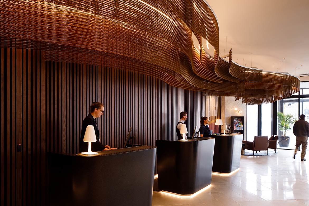 Trailblazing architectural mesh designed to ignite the daring, creative mind
