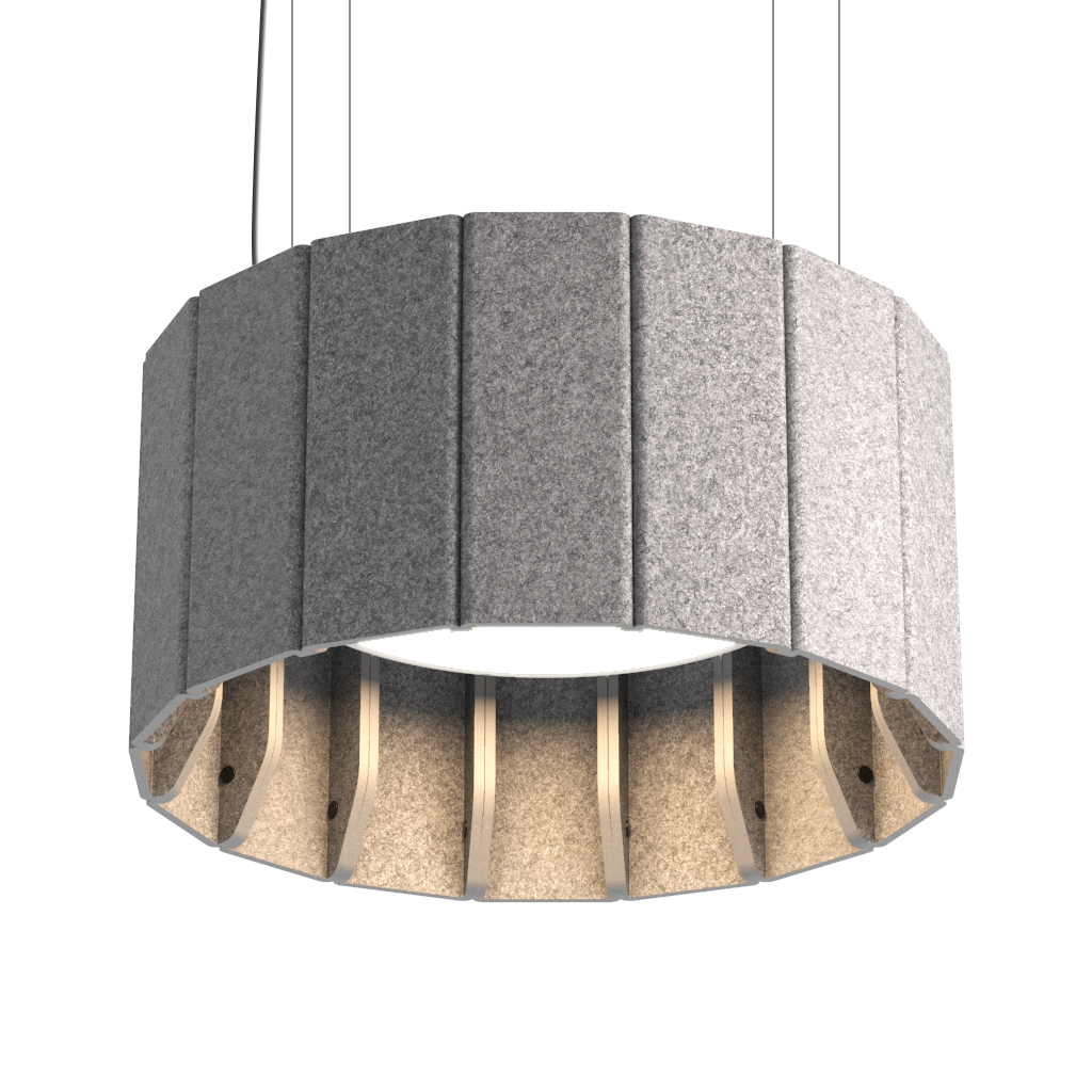 Vapor Echo Cylinder Acoustic Lighting Luxxbox IndesignLive