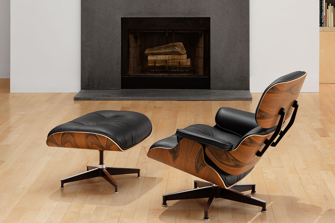 The Eames Lounge Chair and Ottoman From Living Edge ...