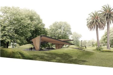 Proposed design for the 2018 MPavilion