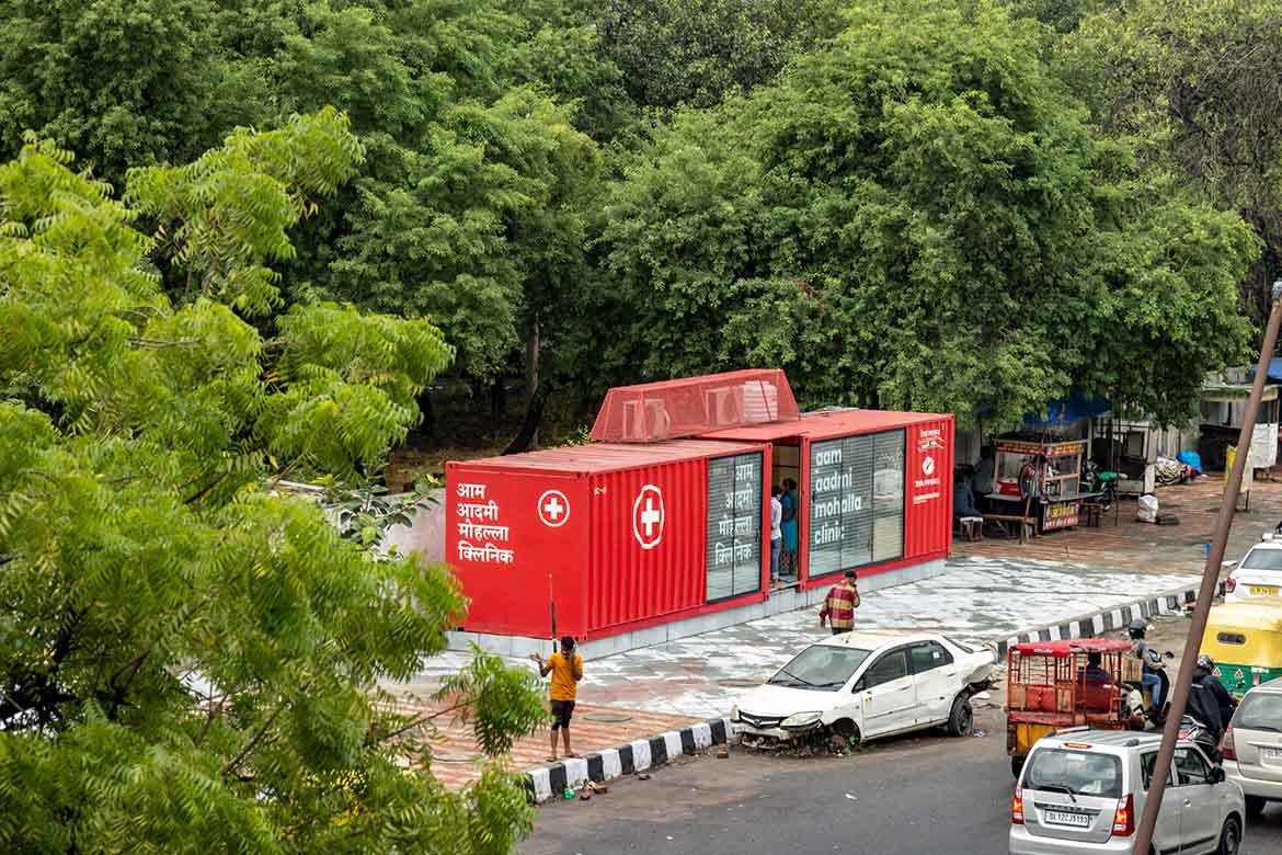 Mohalla Clinics portable healthcare solution in Delhi India by Architecture Discipline