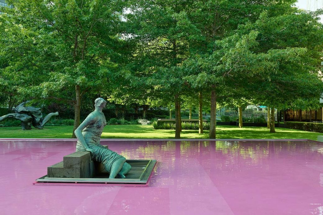A saccharine pink pond opens in NGV's garden IndesignLive