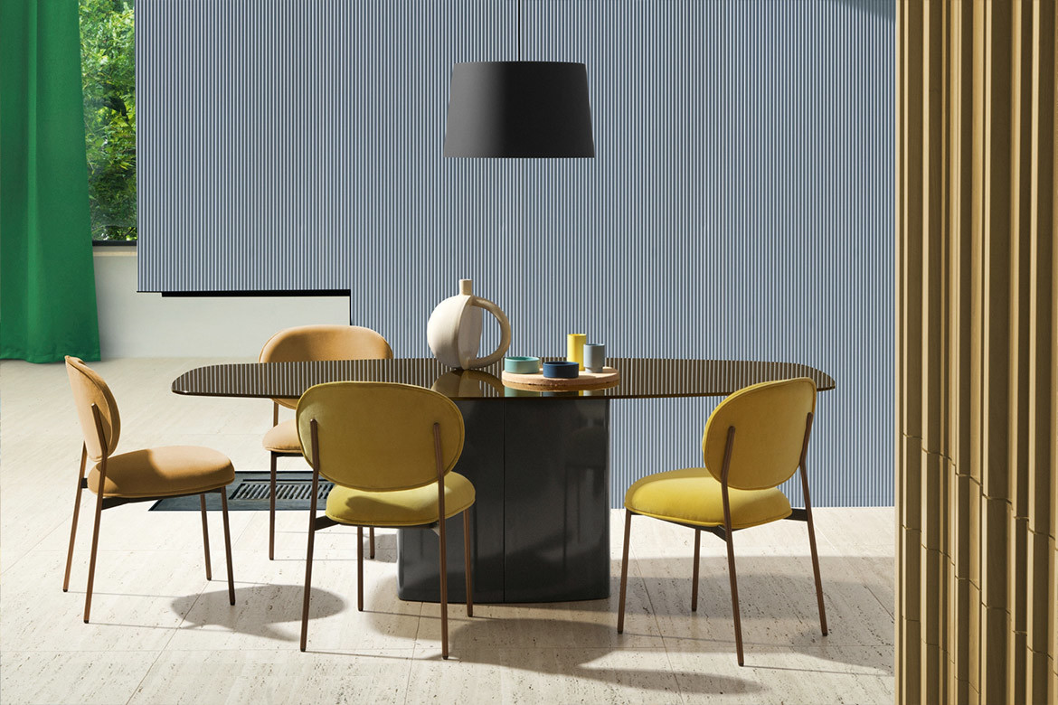 Blume seating collection for Pedrali by Sebastian Herkner