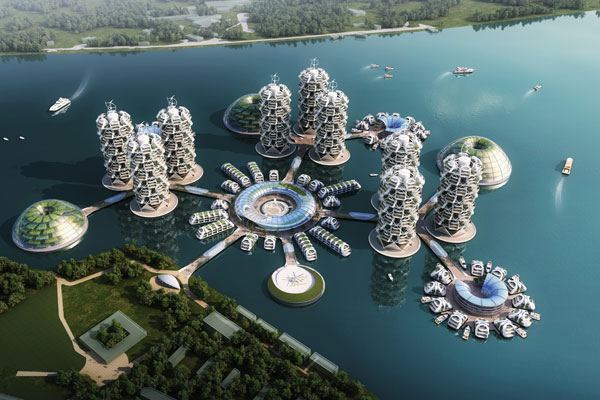 Designing Sustainable Waterborne Communities