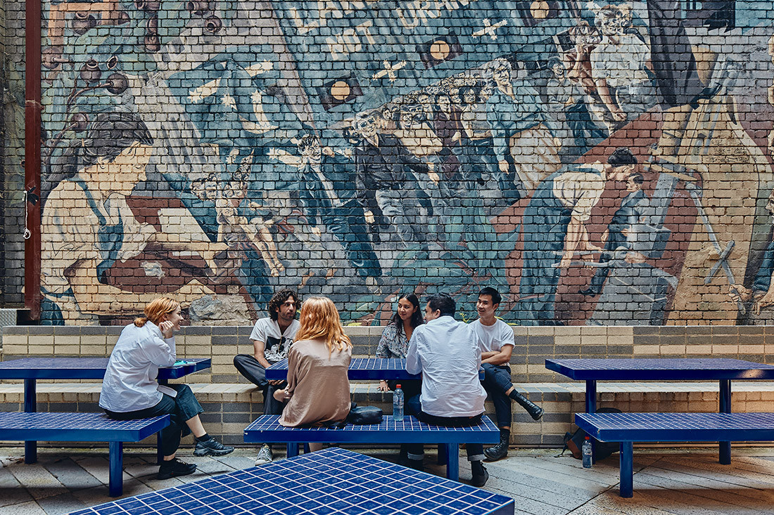 RMIT New City Laneways by Sibling Architecture, photo: Peter Bennetts.