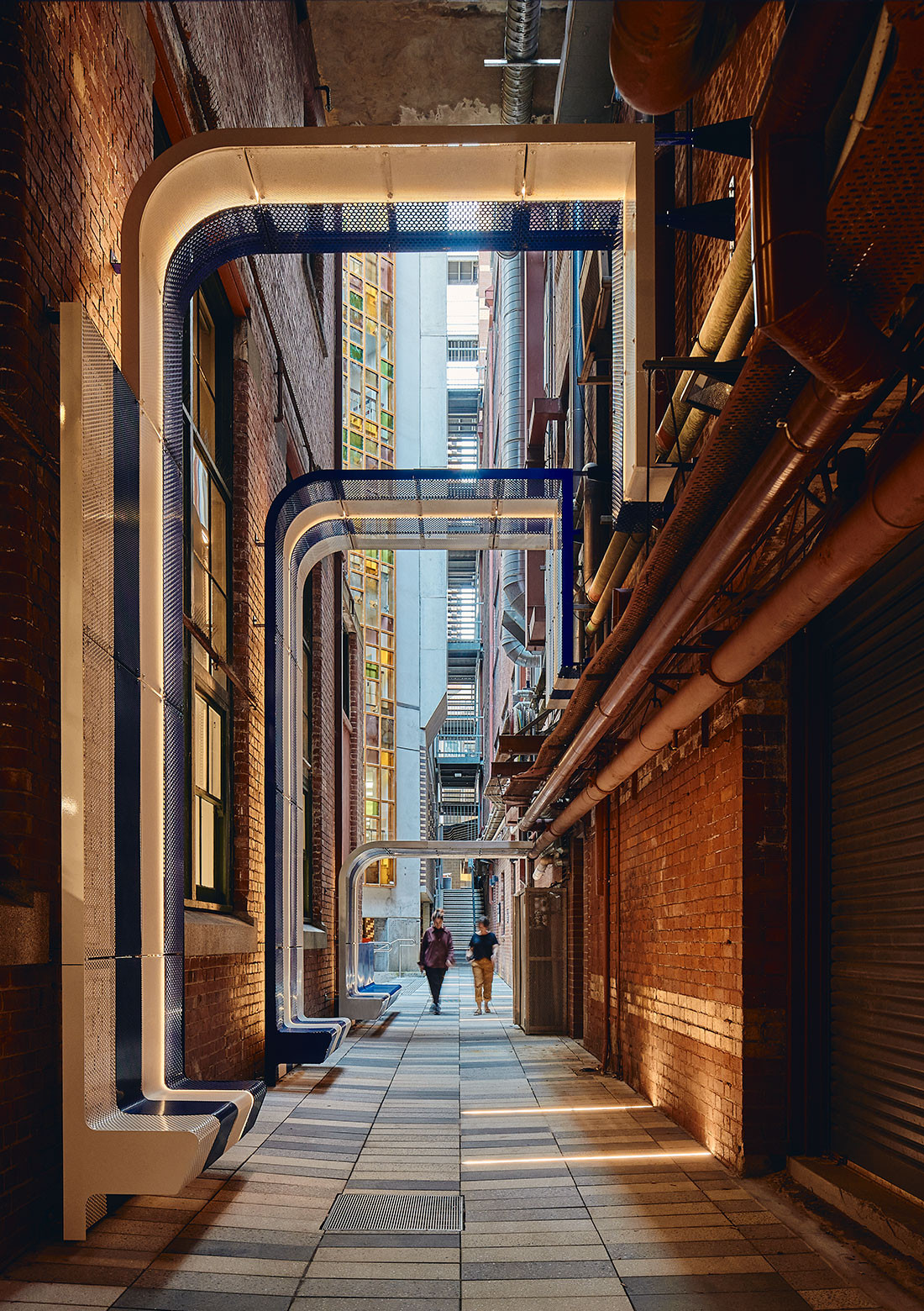 RMIT New City Laneways by Sibling Architecture, photo: Peter Bennetts.