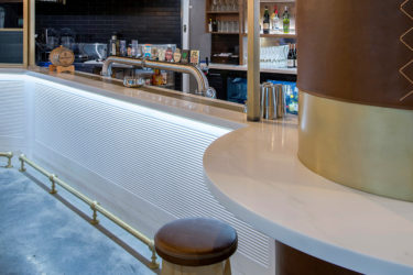 Staron® brings texture and elegance to The Whistle Dixie Café & Bar