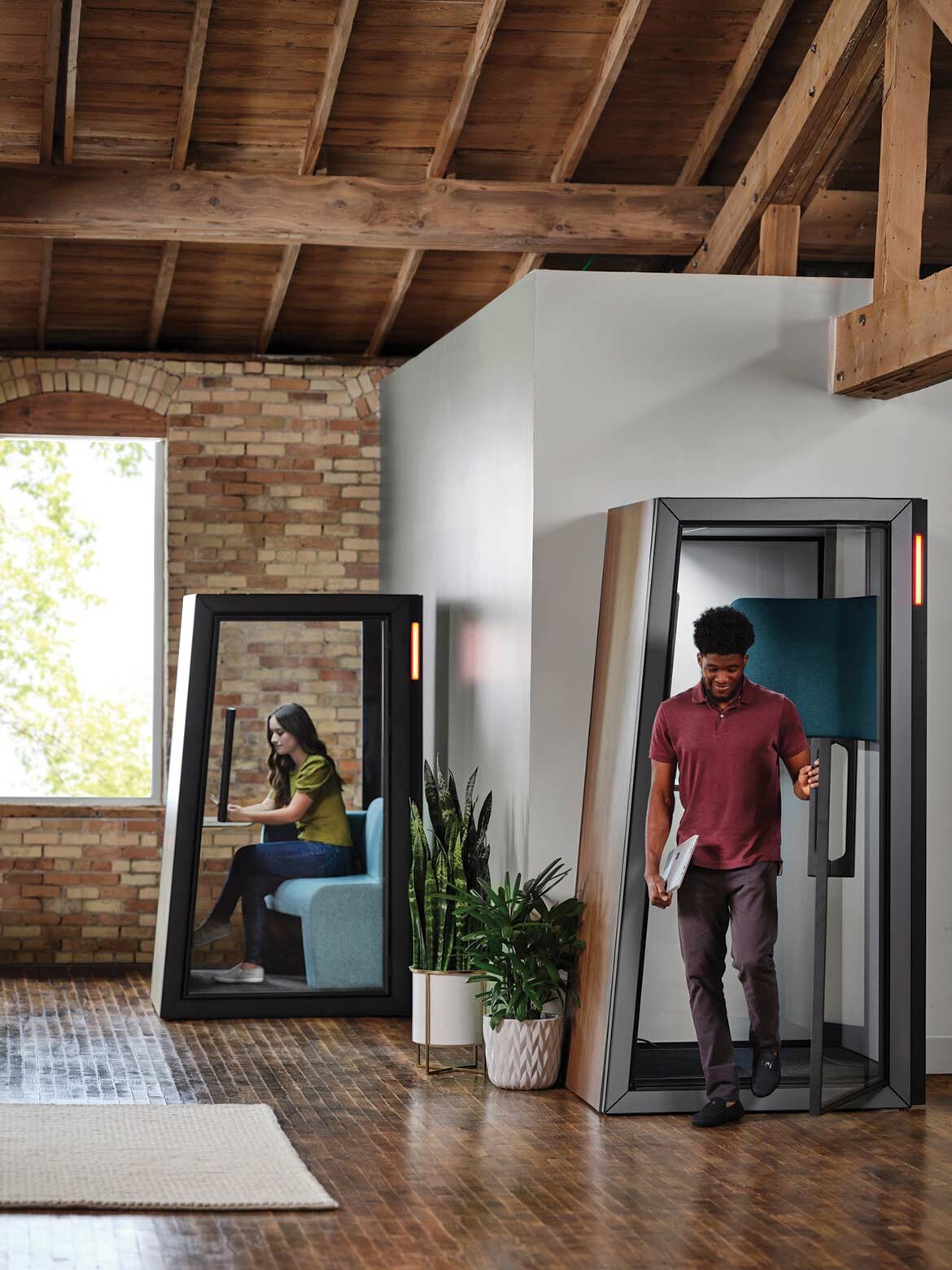 On the QT Modular Office Phone Booth & Pods - Steelcase