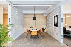 Breezeblocks feature heavily in the design of Make Ventures HQ designed by Tecture