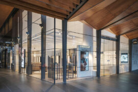 A retail fit-out that grows from the street