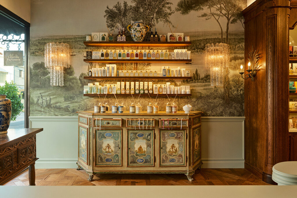 A perfumery with somewhere to sit
