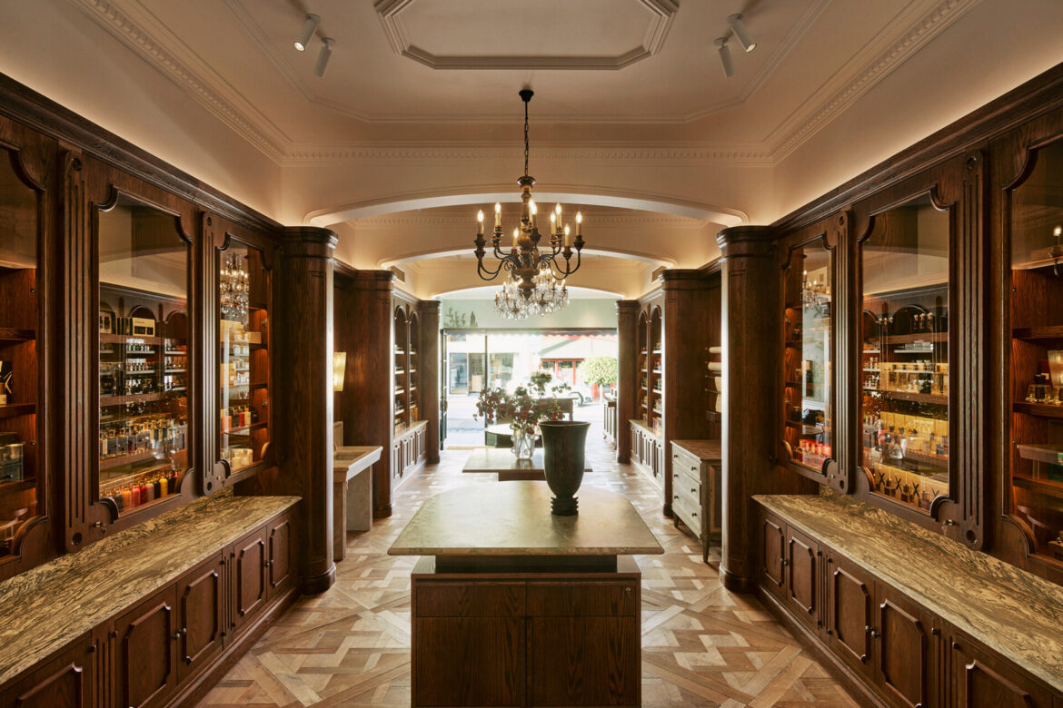 A perfumery with somewhere to sit