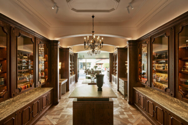 A perfumery with somewhere to sit
