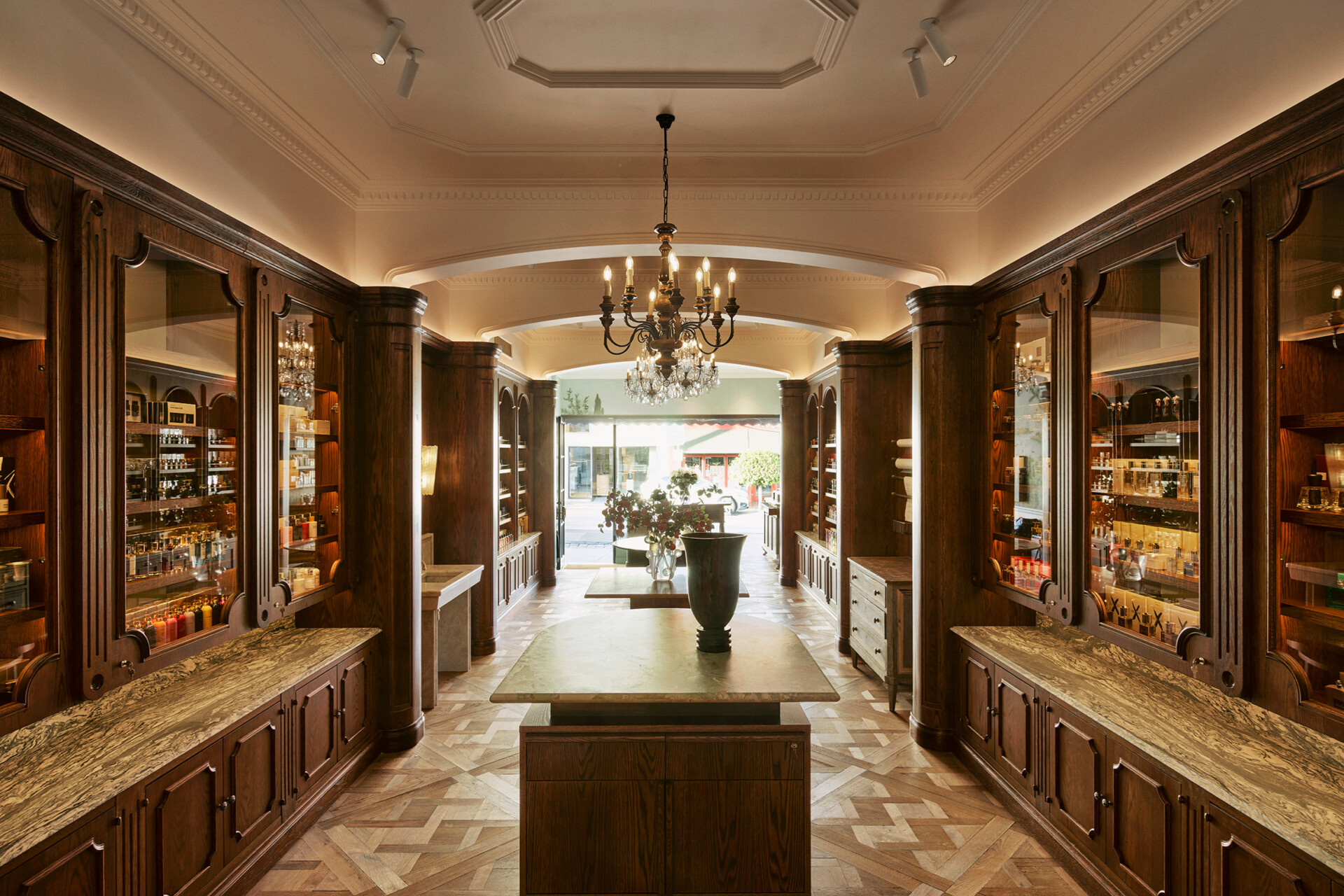 A perfumery with somewhere to sit