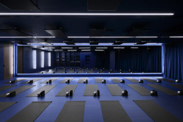 Softness balanced with boldness in Technē’s lobby fitness fit-out
