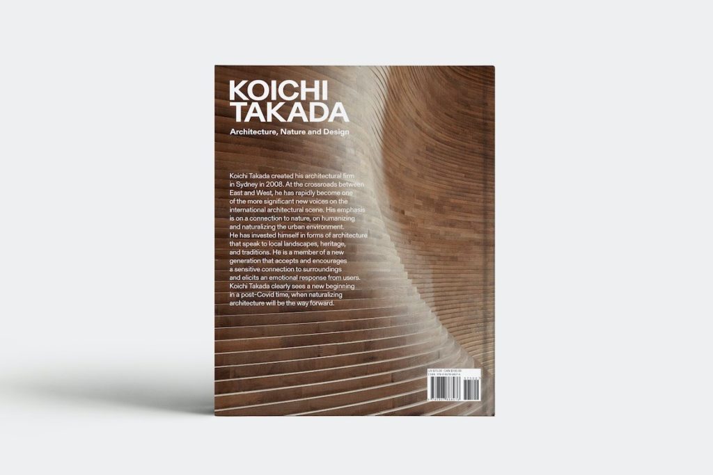 The back cover of Koichi Takada Architecture, Nature and Design