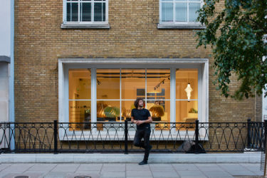 Christian Mussati outside WonderGlass Orwell House. Photo by James Harris.