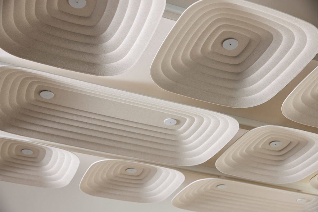 Sculpt a room’s sound with these beautiful acoustic ceiling tiles