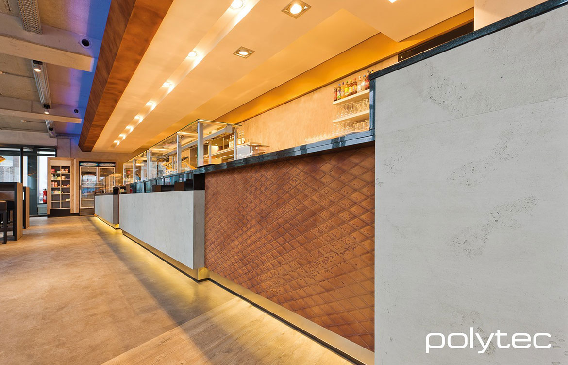 ImiBeton Imitation Concrete and Rust Polytec IndesignLive Collection