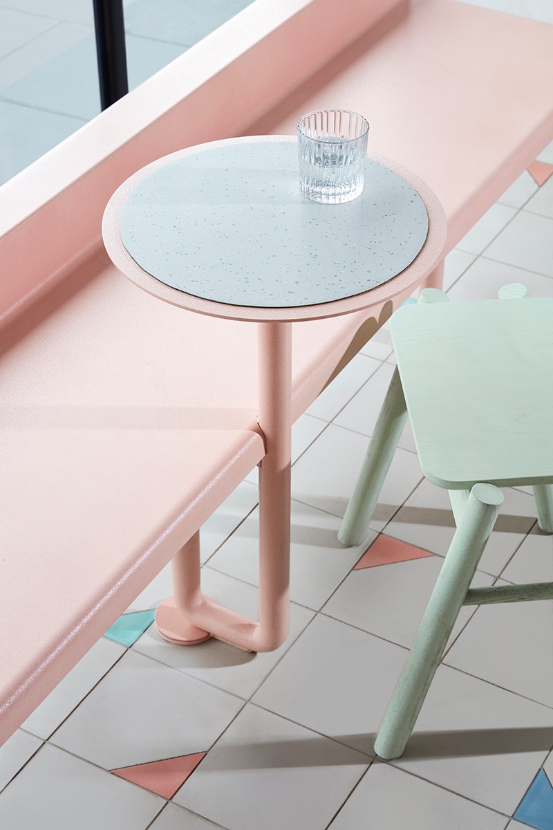 Pastel power at Vacation café by Therefore | IndesignLive