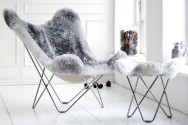 The cloud like comfort of the Mariposa chair