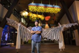 Jumaadi transforms a Barangaroo thoroughfare into a site of wonder