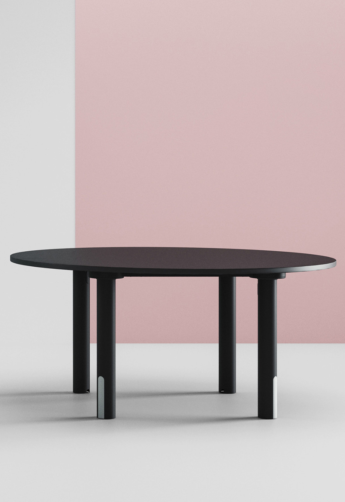 silo table round black