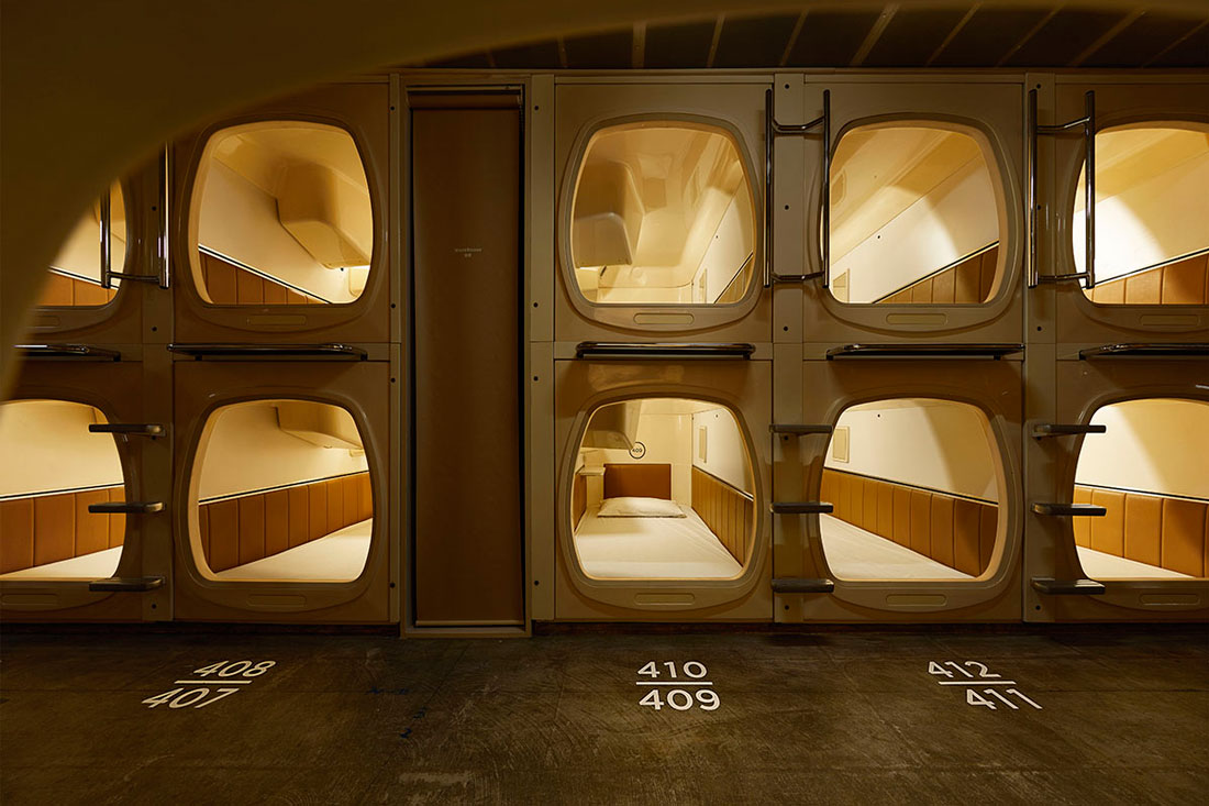 A Capsule Hotel And Sauna That Creates The Optimal °C