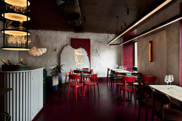 Colour and texture collide at Commons by Yuloo Studio